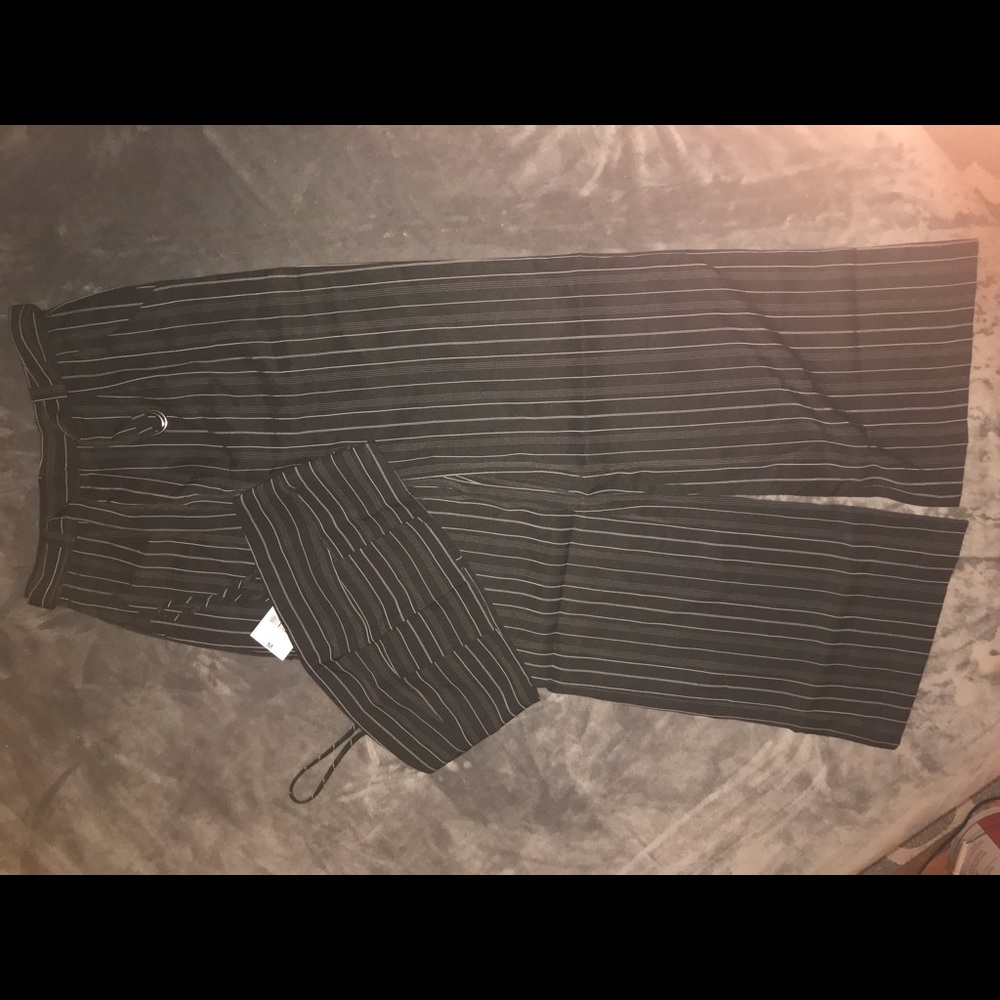 Striped Cropped Cami & Pants Set